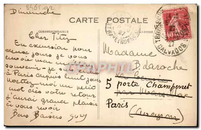 Deauville - La Plage Fleurie - Le Casino — G. K. Le Havre, n°495 — Verso