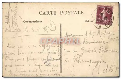 Deauville — As Corridas — As Tribunas — O.T. Le Marre, n°437 — Verso