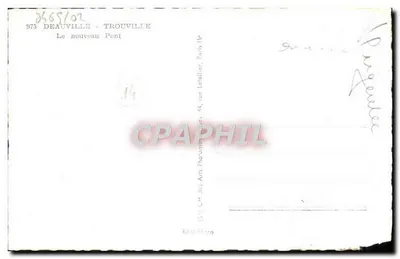 Deauville - Trouville — Le nouveau Pont — éditeur Cap — Rewers