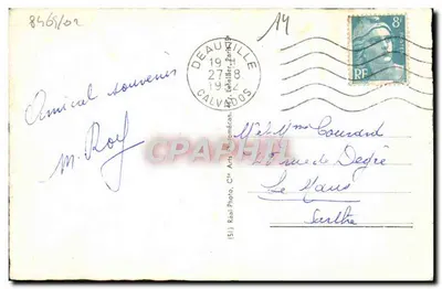 Deauville - A Praia Florida - O Hotel Normandy — CAP, n° 279 — Verso