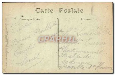 Deauville-La-Plage-Fleurie — O « Normandy-Hôtel » (Théo Petit, arquiteto) — Verso