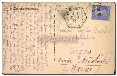 Deauville, A Praia Florida — Hotel Royal (Georges Wybo, arquiteto) — Verso