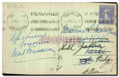 Deauville - Praia Florida - A Praça Morny — Verso