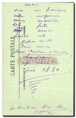 Deauville — A Rue du Cercle — LL, n° 214 — Verso