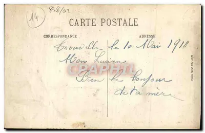 Deauville — La Terrasse — LL. — n°208 — Verso