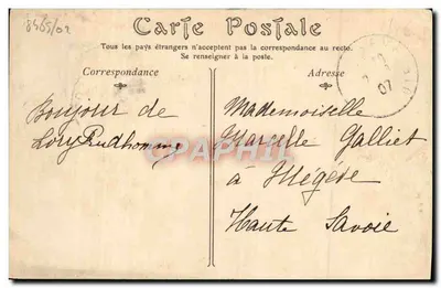 Deauville-sur-Mer — La Promenade de la Plage et la Villa Perla — éditeur Deauville — Verso