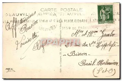 Deauville, a Praia das Flores — O Estaleiro dos Yachts — Editora La Cigagone, n°93 — Verso
