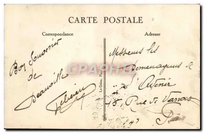 Deauville — Hotel Royal e o Jardim — Editor G. Olympio, n° 426 — Verso