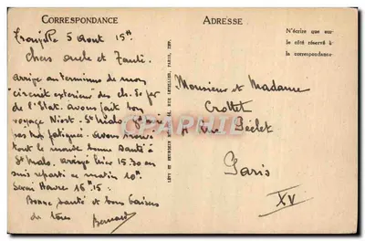 Deauville. La Plage Fleurie — Jardins du Casino — éditeur LL, n° 238 — Verso