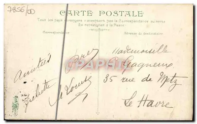 Deauville — Una Barca sulla Spiaggia — Editore L.V. n°1622 — Verso