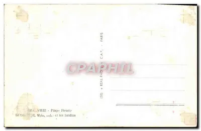 A Cidade - Praia Florida e os Jardins — Le Cours (G. Wybo, arq.) — C.A.P. - PARIS — Verso