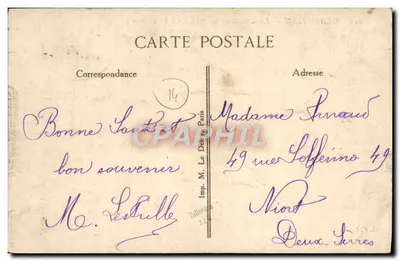 Deauville — Het Casino en de Boulevard de la Mer — G. P. Le Mayre, n°410 — Achterkant