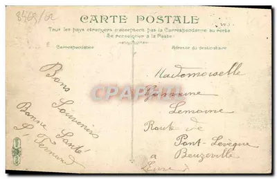 Trouville — Hotel das Rochas Negras — editor L.V. & Cie — Verso