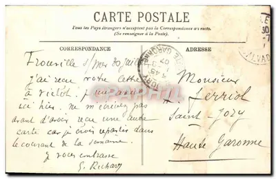 Trouville — A Terrasse do Casino e as Planches — LL. — Verso
