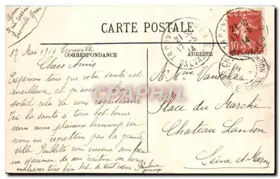 TROUVILLE — O Casino. Entrada principal (Durville, Arquiteto). — LL. — N°14 — Verso