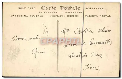 Trouville-sur-Mer — Het Overgangsbootje bij Laag Water — Uitgever NDJ, n° 116 — Achterkant