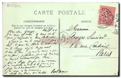 Trouville — O Horário do Banho — LL. n°61 — Verso