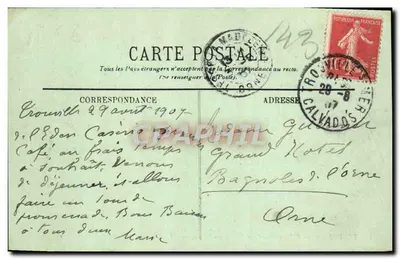 Trouville — Desembarque do navio de Le Havre — LL. — n°55 — Verso