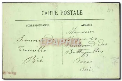 TROUVILLE — A Chegada do Navio do Havre — LL. n°56 — Verso
