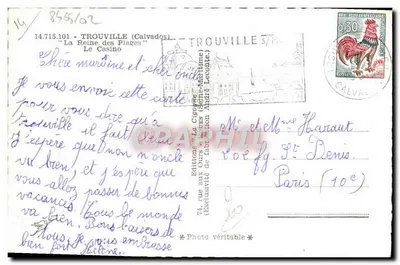 Trouville-sur-Mer — Kasyno — Wydawnictwo aux Ours (Sèvres-Maritime) — Rewers