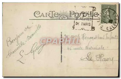 Trouville - O Casino — editor Heures de Paris, n° 46 — Verso