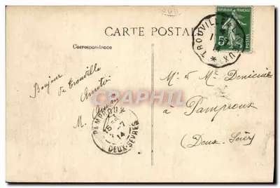 Trouville — O novo Cassino — Edit. Delâtre — Verso