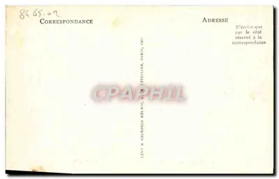 Trouville — Kasyno Miejskie i plaża (Durville, arch.) — LL. — Rewers