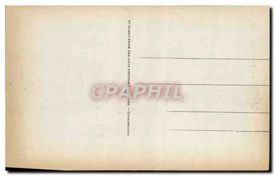Trouville - Igreja de Nossa Senhora — editor CP Alsacienne des Arts Photographiques, Strasbourg, n° 113 — Verso