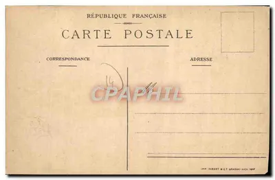 Grand Hôtel de la Terrasse en Trouville-Deauville — Calvados — editor: Impr. Inbert & Cie, Nice 1907 — Reverso
