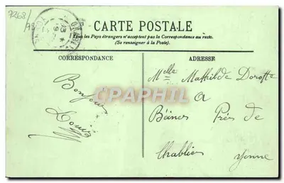 TROUVILLE - Chegada da "Touques", LL - 125 — Verso