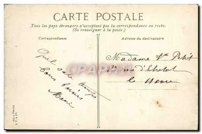 Trouville — Il casinò nel pomeriggio — Editore L.V. & Ch. n°3 — Verso