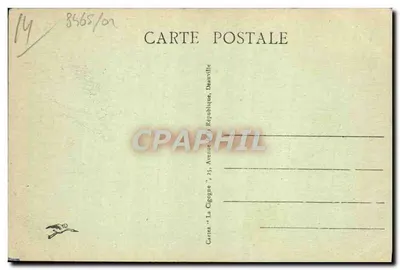 Antieke ansichtkaart Trouville De koningin van de stranden het casino de monding van de Touques — Achterkant