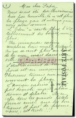 Trouville — O Eden-Casino — LL. n°11 — Verso