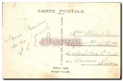 Ouistreham-Riva Bella (Calvados) — Départ pour les régates — G. Gaby — Verso