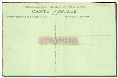 Ouistreham — Vista geral do Porto — G. Artaud, editor, Nantes — Verso