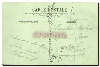 Stara pocztówka Riva bella La vierge d'Ouistreham — Rewers