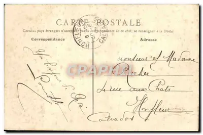 Riva-Bella (Calvados) - A Praia - As Cabines e as Villas — Editor R.E. PARIS, n°13 — Verso