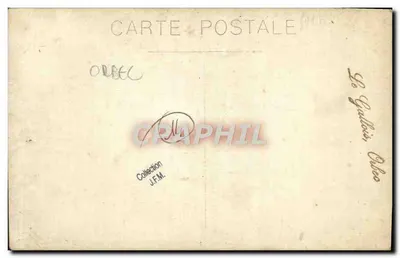 Casa com colmata — Orbec — Coleção J.F.M. — Verso
