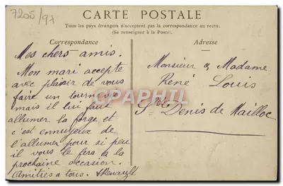 Orbec (Calvados) — A Halle aux Grains e a Rue Carnot — Coleções ND. Fot. — Verso