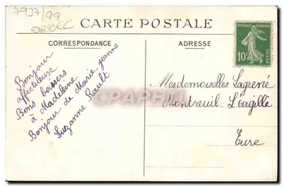 Pensionato Notre-Dame — Sala de Música — Gaubau Paris — Verso
