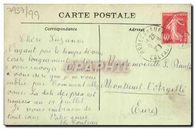 Orbec - Pensionato Nossa Senhora - Capela Santa Filomena — Verso