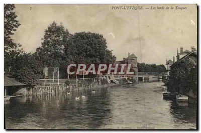 Ponte do Bispo — As margens da Touques — R. Burbier, Ponte do Bispo