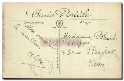 Pont-l'Évêque — Velho Convento dos Dominicanos — I.I. — Victor Trudelle, Café-Restaurante — Verso