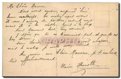 Port-en-Bessin — A Igreja e o Monumento — A.D. 16 — Verso