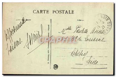 Port-en-Bessin - La Ville et l'Avant-Port — A+D 169, éditeur A. Dubessq — Verso