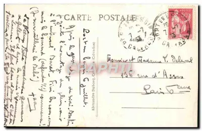 Port-en-Bessin (Calvados) — Torre Vauban, a Peixaria e o Avnat-Port — AFD 42 — Verso