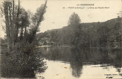 Ponte de Ouilly - A Orne no Moulin-Neuf — A Normandia — Levassour, editor, Ploumagoar