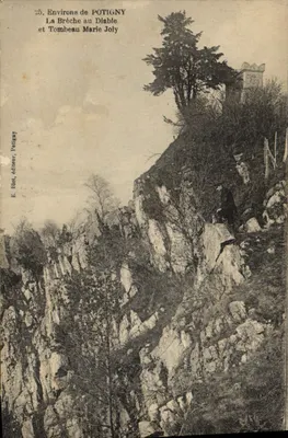 Ao redor de POTIGNY — A Brecha do Diabo e Túmulo de Marie Joly — E. Blot, editor, Potigny