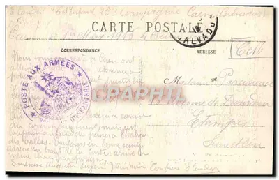 Arredores de POTIGNY — No Mont-Joly — O Ponte de Pierre sobre o Laizon — E. Blot, editor, Potigny — Verso