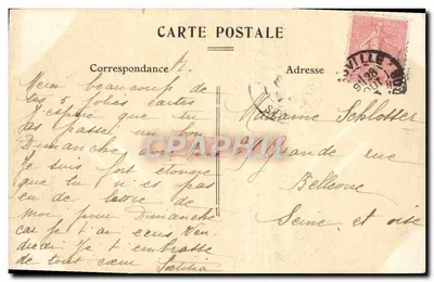 Touques — Ruiny klasztoru Świętego Arnoula (XI wiek) — Besnier phot. — Rewers